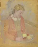 Pio Semeghini, Ragazza con frutta
