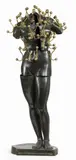 Arman, Wall dressed, 1998, scultura in bronze