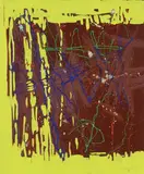 Antonio Corpora, La pagina controluce, 1975, oil on canvas