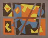 Léon Gischia, La finestra dello studio, 1973, oil on canvas