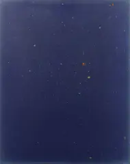 Senza titolo by Herbert Hamák, 1995, mixed media on canvas, offered Dec 2018
