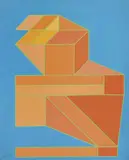 Achille Perilli, Il sole freddo, 2007, oil on canvas