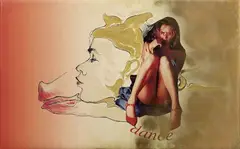 Vettor Pisani, Baby dance, mixed media on canvas emulsionata