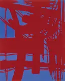Antonio Corpora, Verso l'azzurro, 1973, oil on canvas