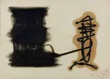 Georges Mathieu, Senza titolo, 1951, mixed media on paper