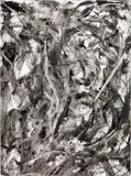 Oltre by Emilio Vedova, 1988, pittura on cardboard applicato on canvas, offered Dec 2018