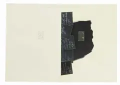 Carlo Alfano, Autoritratto anonimo nella stanza di soggiorno - Autoritratto anonimo nella stanza da notte, 1976, mixed media on paper
