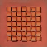 Ivan Picelj, Ammion, 1965, metallo dipinto on panel