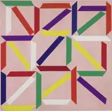 Rosa - rosae - rosa by Piero Dorazio, 1967, oil on canvas, offered Dec 2018