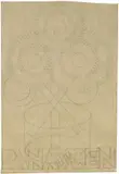 Fortunato Depero, Rinascente, 1928, pencil on paper