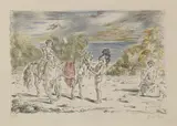 Ritorno alla sponda di Corinto by Giorgio de Chirico, 1948, lithograph a sei colori, offered Dec 2017