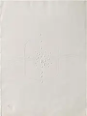 Concetto Spaziale by Lucio Fontana, 1968, engraving on paper, offered Dec 2017