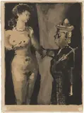 La comédie humaine by Pablo Picasso, 1954, lithograph offset, offered Dec 2017