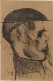 Soldato by Lorenzo Viani, charcoal on paper, offered Dec 2017