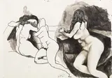 Nudi by Renato Guttuso, ink on paper, offered Dec 2017
