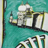 Remo Brindisi, Venezia, watercolor