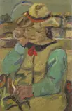 Renato Birolli, Contadina col falcetto