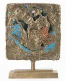 Luciano Minguzzi, La fortuna, bassorilievo in bronze
