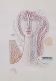 Mario Tozzi, Figura, 1969, pastel on paper