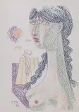 Mario Tozzi, Figura, 1969, pastel on paper