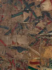 Remo Bianco, Senza titolo, collage and mixed media on canvas