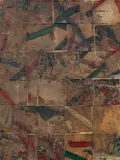 Remo Bianco, Senza titolo, collage and mixed media on canvas