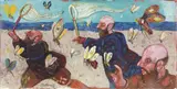 Senza titolo by Antonio Possenti, oil on canvas board, offered Dec 2017