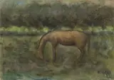 Pascolo by Ottone Rosai, 1942, oil on canvas, offered Dec 2017