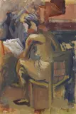 Mino Maccari, Nello studio
