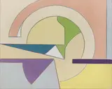 Renato Mambor, Tra me e me, quadreria da 1 a 9, 2008, acrylic on canvas