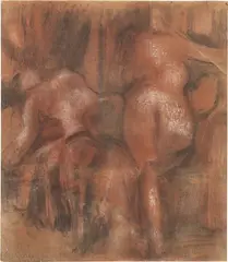 Modelle by Carlo Corsi, 1934, mixed media on card, offered Dec 2017