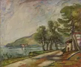 Paesaggio by Arturo Tosi, oil on canvas, offered Dec 2017