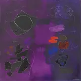 Gino Morandis, Sua Eminenza il Cardinale sta pensando, 1993, mixed media on canvas