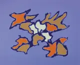 Arcipelago by Giulio Turcato, 1972, acrylic and sabbia on canvas, offered Dec 2017