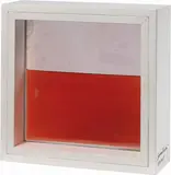 Giovanni Anceschi, Vetroliquido rosso, 1959, Legno