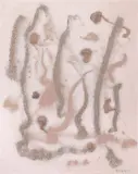 Giulio Turcato, Cangiante, oil and mixed media on canvas