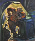 Peter Howson, Journey's End, 1990, oil on canvas