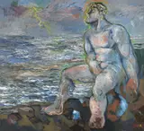 Sandro Chia, Tempest, 1985, oil on canvas