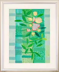 Saverio Rampin, Flowers, 1973, oil on canvas