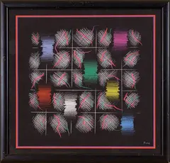 untitled by Ennio Finzi, pastels on cardboard, offered Jul 2026
