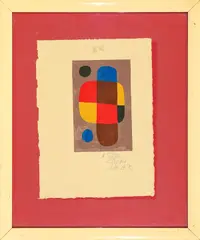 Léon Gischia, untitled, 1975, tempera on paper
