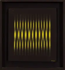 Light structure by Ennio Finzi, 1970, acrylics on board, offered Jul 2026