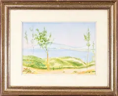 Fioravante Seibezzi, Landscape, 1962, oil on canvas