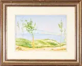 Fioravante Seibezzi, Landscape, 1962, oil on canvas