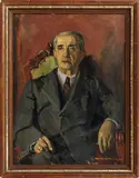 Marco Novati, Portrait, 1942, oil on canvas