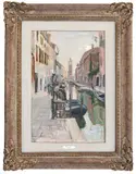Marco Novati, Rio San Barnaba, 1950, oil on canvas