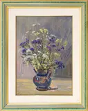 Armando Tonello, Vase of flowers, 1973, oil on panel
