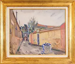 Fioravante Seibezzi, Calle ai Tolentini, oil on panel