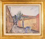 Fioravante Seibezzi, Calle ai Tolentini, oil on panel