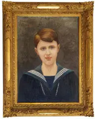 Portrait of Lisetta by Antonietta Fragiacomo, 1936, oil on canvas, offered Jul 2026